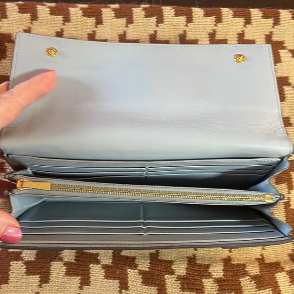 Celine Large Flap Multifunction gray taupe wallet - Picture 5 of 10